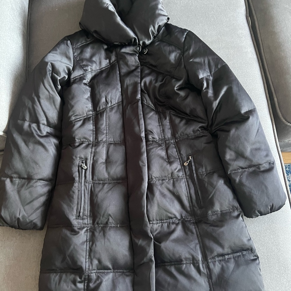 Larry Levine Female Winter Jacket Size Small, Black